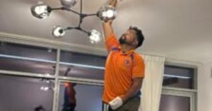 Handyman Services In Abu Dhabi Light fixture installation