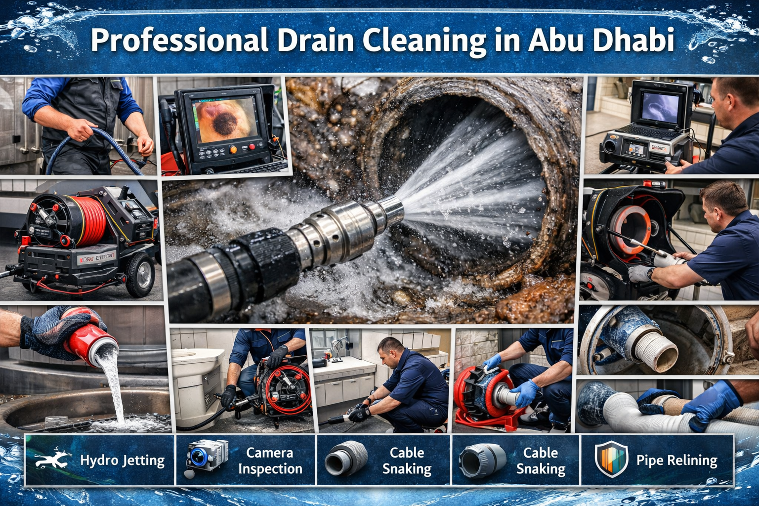 Drain Cleaning Services in Abu Dhabi: Simple, Fast, and Reliable Solutions
