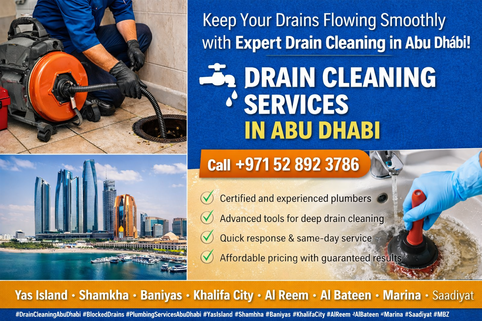 Eagle Trends Drain Cleaning Services in Abu Dhabi